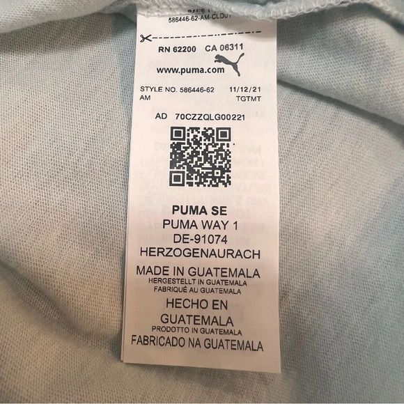 Puma Ice Flow Logo Tee Shirt. Sizes 4 XL to 5 XL. NWT. - Picture 14 of 15